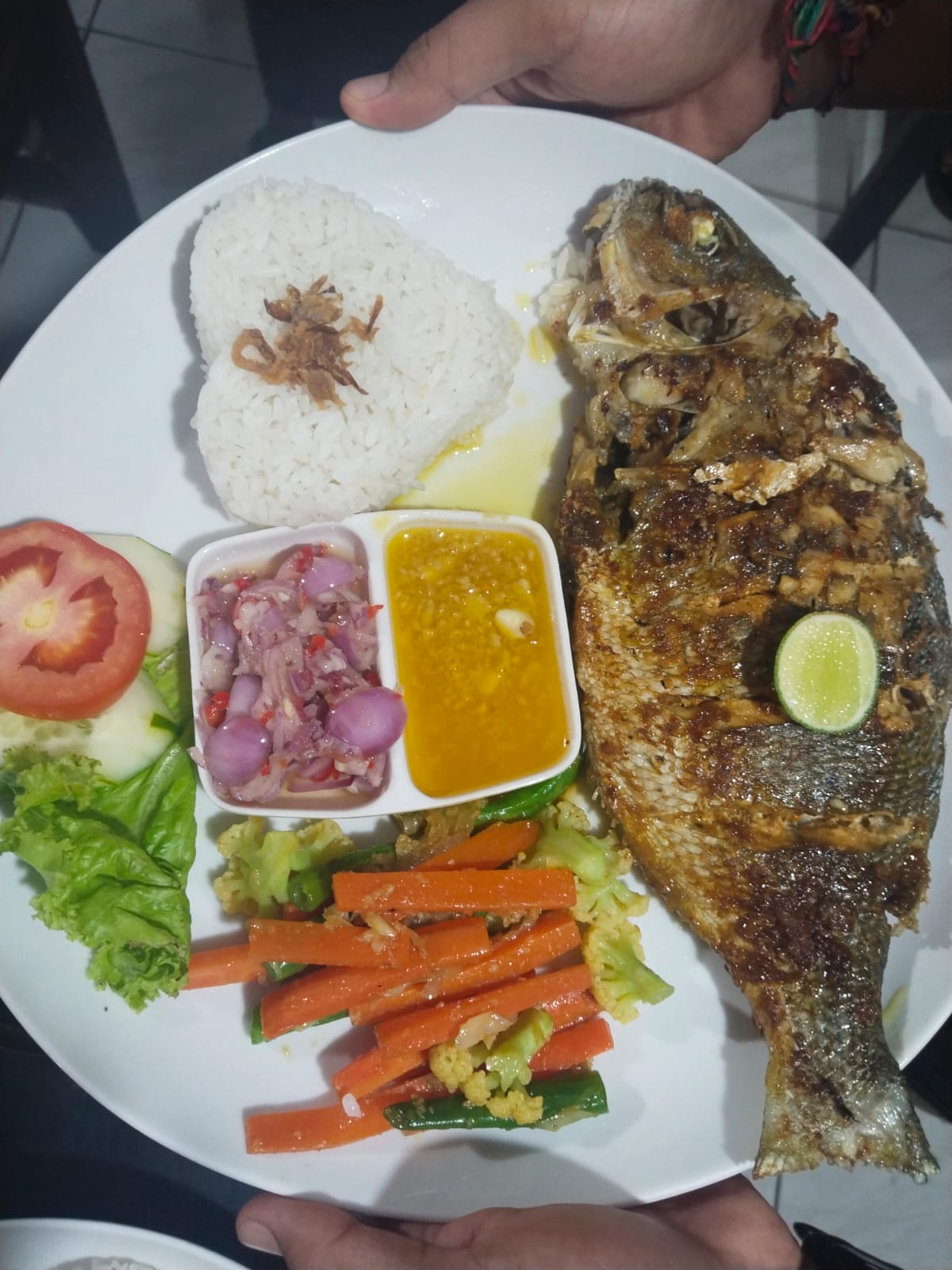 Fresh Grilled Red Snapper Dish